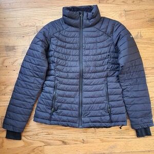 Columbia black puffer womens m